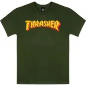Thrasher Stacked Kortarmet T-skjorte