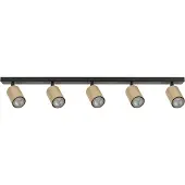 Sigma Downlight Zoom, 5 lyskilder, svart/gull