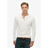 Superdry Classic Essential Grandad Langarmet T-skjorte