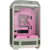Thermaltake The Tower 300 - Mikrotårn - mini ITX / micro ATX - sidepanel med vindu (herdet glass) - ingen strømforsyning (PS/2) - matcha plum - USB/lyd