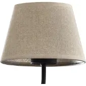 TK Lighting Vegglampe Chicago med skjerm i lin