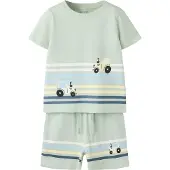 Name it Shorts Sett - NmmHectors - Pale Aqua - - 3 år (98) - Shorts