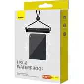 Baseus AquaGlide BS-PC030 vanntett mobildeksel - IPX8 - 7.2 - svart / gjennomsiktig