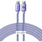 Baseus Crystal Shine USB-C / USB-C Kabel CAJY000705 - 2m - Lilla