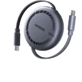 UGREEN USB-C til USB-C PD Hurtigladende uttrekkbar kabel, 1 m