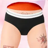 Libresse ComfortFit Essentials Hipster Logo-menstruse for middels mens