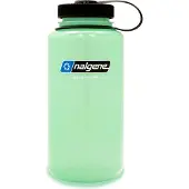 Nalgene wide mouth sustain, Drikkeflaske, 1000 ml, Green Glow