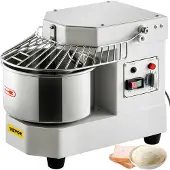 Vevor kommersiell deigmatmikser Spiraldeigmikser med 8,5 Qt rustfri stålbolle
