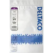 Deltaco HDMI - DisplayPort-adapter, 4K/60Hz, 0,2 m, svart