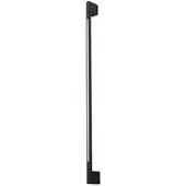 LINDBY LED-vegglampe Neano, 120 cm, svart, metall, IP54
