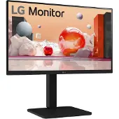 LG 24BA560-B - LED-skjerm - 24 (23.8 synlig) - 1920 x 1080 Full HD (1080p) @ 100 Hz - IPS - 250 cd/m² - 1300:1 - 5 ms - HDMI, VGA, DisplayPort - høyttalere