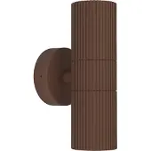 Eglo Utendørs vegglampe Tomelloso, rustfarget, 20 cm metall, 2 lyskilder