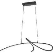 Eglo LED-hengelampe CARDONCITO, svart, lengde 96 cm, CCT
