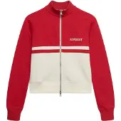 Superdry for woman. W2012421B Essential red tracksuit jacket (M), Casual, Polyester