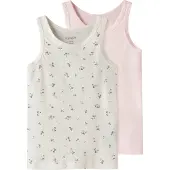 Name it Undertrøyer - Noos - 2-pack - NmfTank - Jet Strøm - - 5 år (110) - Undertrøye