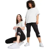 Puma ESS No. 1 Logo 3/4 Leggings Women, Clothing, Black, S