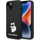 Karl Lagerfeld Choupette-etui i silikon til iPhone 14 Plus - svart
