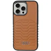 Audi syntetisk lærveske med MagSafe for iPhone 14 Pro Max - brun