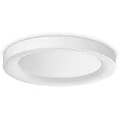 Ideal Lux taklampe Planet, hvit, Ø 60 cm, metall