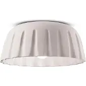 FERROLUCE Taklampe Madame Gres i keramikk, høyde 17 cm, hvit
