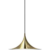 Gubi Semi pendellampe, Ø 30 cm, blank messing