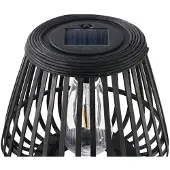 Pauleen LED-solcelledrevet bordlampe SUNSHINE GLIMMER, svart, IP44