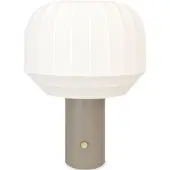 Northern bordlampe Tradition, tekstil, offwhite, E27