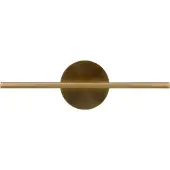 UMAGE LED-vegglampe Omni, messingfarget, bredde 54 cm, 2 lyskilder