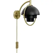 Gubi vegglampe Multi-Lite, svart, metall, G9