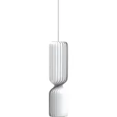 Tom Rossau pendellampe TR41, 100 cm, hvit, plast, E27