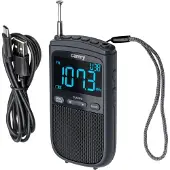 Camry Premium CR 1905, Bærbar, AM, FM, 87,5 - 108 MHz, 520 - 1710 kHz, LCD, USB Type-C