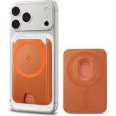 Spigen Valentinus MagFit+ MagSafe magnetisk telefonlommebok - oransje