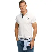 Superdry Pique Monogram Kortermet Poloskjorte