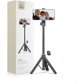 Tech-Protect L03S Bluetooth Selfie Stick with Remote Control Tripod up to 148cm and 180 Head - Black