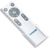 LUCANDE Smart LED-takvifte Moneno, svart, DC, Tuya