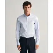 Gant Slim Fit Poplin Skjorte Med Lange Ermer