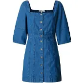 Pepe Jeans for woman. PL9537844 Pip dress blue (L), Casual, Cotton, 3/4 Sleeve