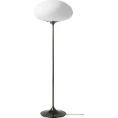 Gubi gulvlampe Stemlite, svart-krom, høyde 110 cm, dimbar