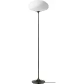 Gubi gulvlampe Stemlite, svart-krom, høyde 150 cm, dimbar