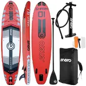 Enero SUP-sett 150 kg oppblåsbar 320x81x15 cm SHARK