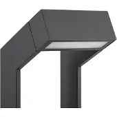 Arcchio LED-gatelampe Kovato, høyde 95 cm, mørkegrå, IP65