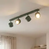Argon Downlight Chloe, grønn, 4 lyskilder, justerbar