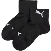Puma Elite Running Quarter Socks Unisex, Accessories, Black, 43-46