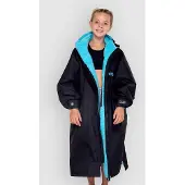 Dryrobe Advance Long Sleeve Kids 5-9 Poncho svart