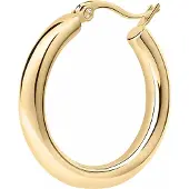 La Petite Story Hoop Maxi 25 Mm øreringer