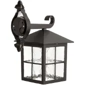 ELSTEAD Utendørs vegglampe Winchester BL18, lykt nederst, IP43