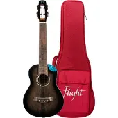 Flight Nighthawk Concert Electro Ukulele Black Stain