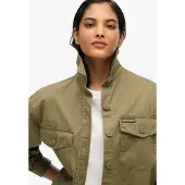 Superdry Military Emb Oversized Skjorte Med Lange Ermer
