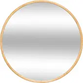 Atmosphera KIM veggspeil i treramme, Ø 75 cm