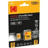 Kodak Msd 128gb Uhs-ii U3 V60 Pro +adapt Minnekort